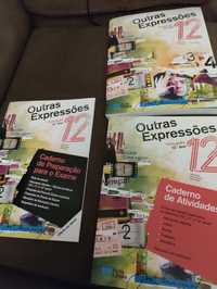 Português 12°ano + caderno de atividades + livro de preparação exame