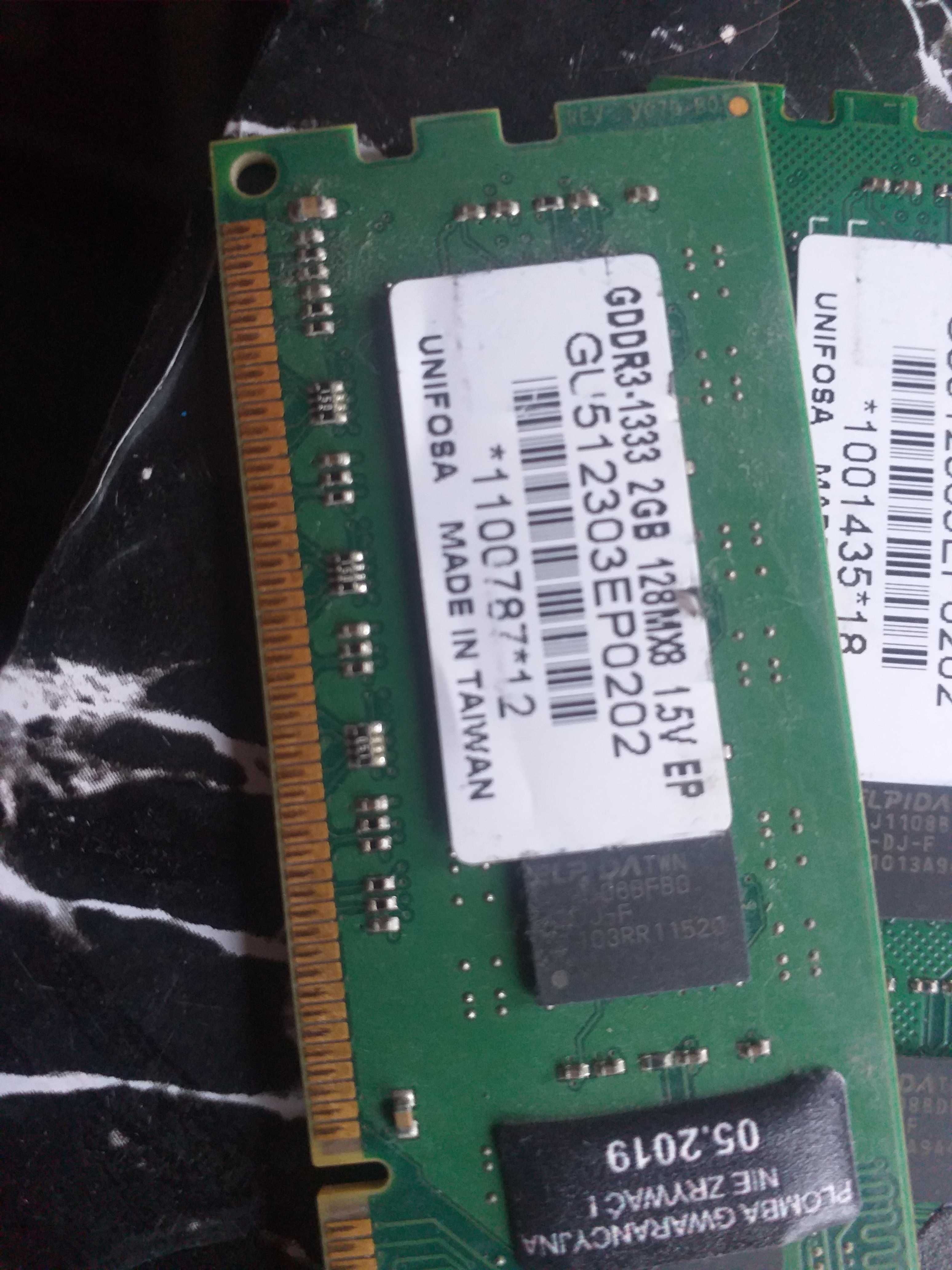 Pamięć RAM ddr3 1333 8gb (4x2gb)