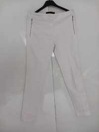 Śmietankowe eleganckie spodnie Zara XS 34
