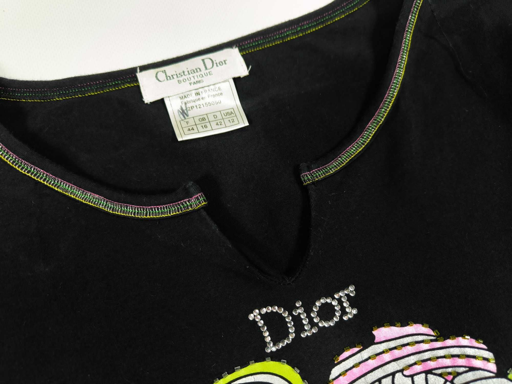 Vintage Christian Dior Boutique блуза, лонгслив размер 12