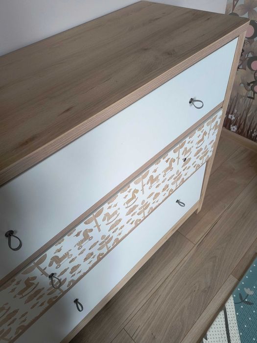 Szafa z komoda dziecięca