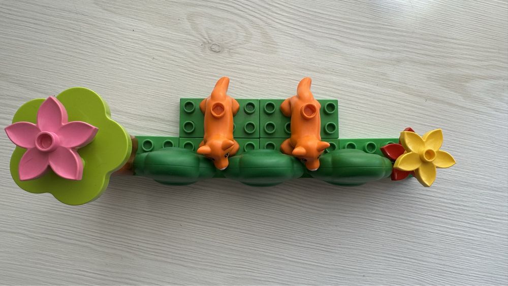 Lego Duplo, зоопарк, лиси