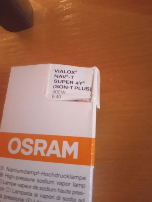 Lampa & Żarówka HPS 400w OSRAM NAV-T 4Y Bloom