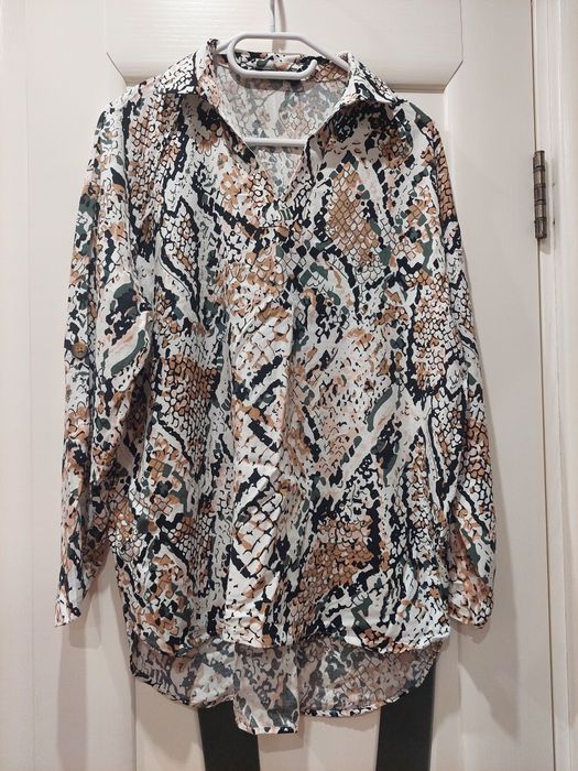Сорочка блузка блуза рубашка waikiki zara тигрова