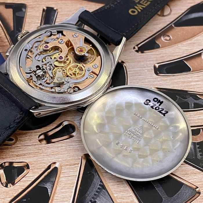 Zegarek Omega Chronographe Vintage 1960/1965, oryg części i pudełko!