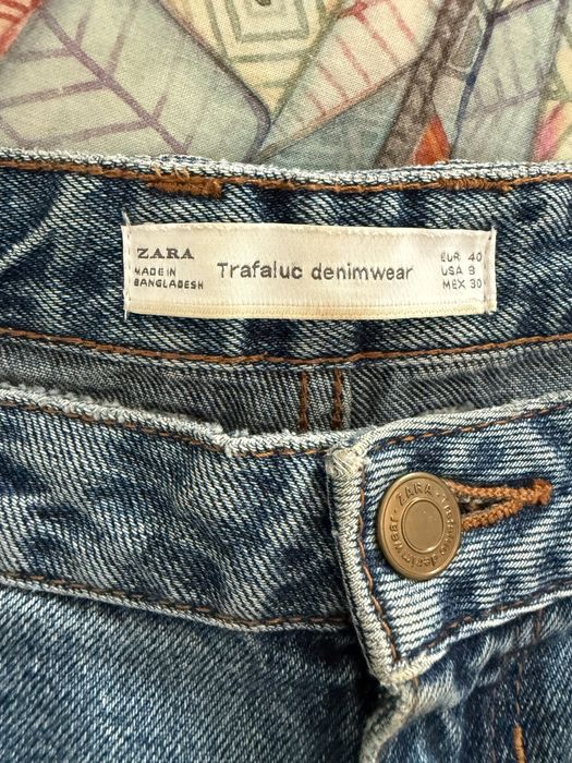 Calças ganga forradas tigresa Zara