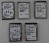 Vários HDD (Disco Rígido) 2,5'' - Testados (Sem bad sectors)