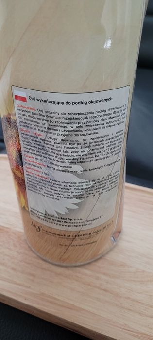 Olej do podłóg drewnianych  maximus