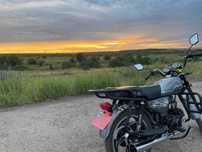 Мотоцикл\Мопед Musstang MT125 Alpha Black. Альфа 125.