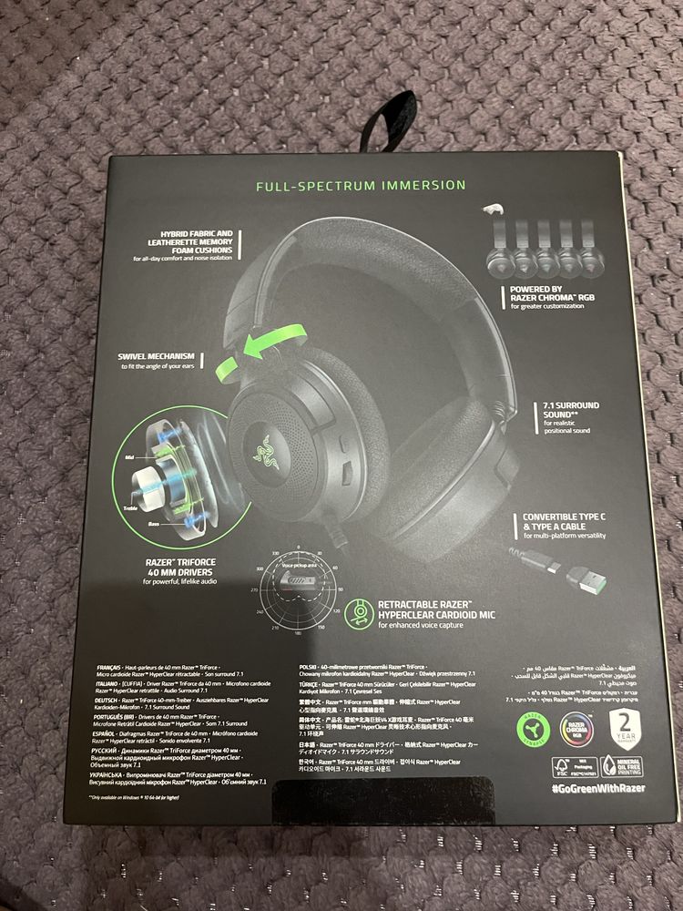 Навушники Razer Kraken V4 X