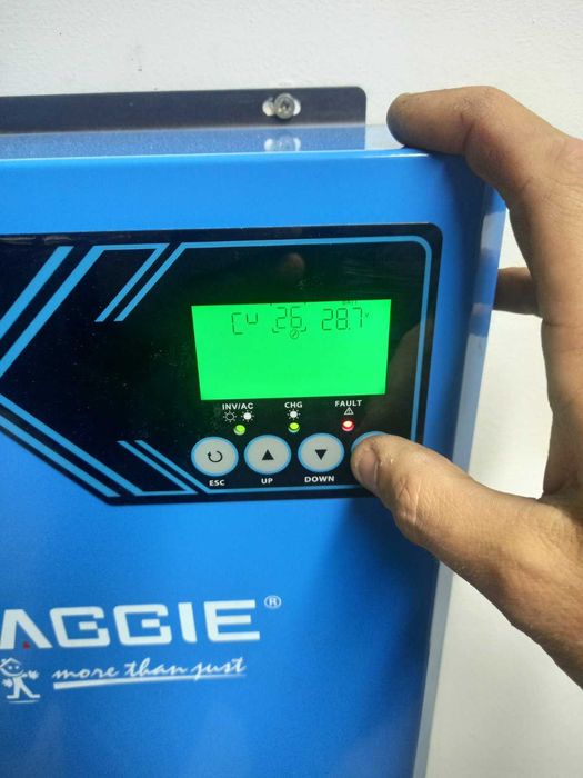 Гібридний інвертор Raggie RG-MH2400W 24V + акумулятор LG (24в 120а)