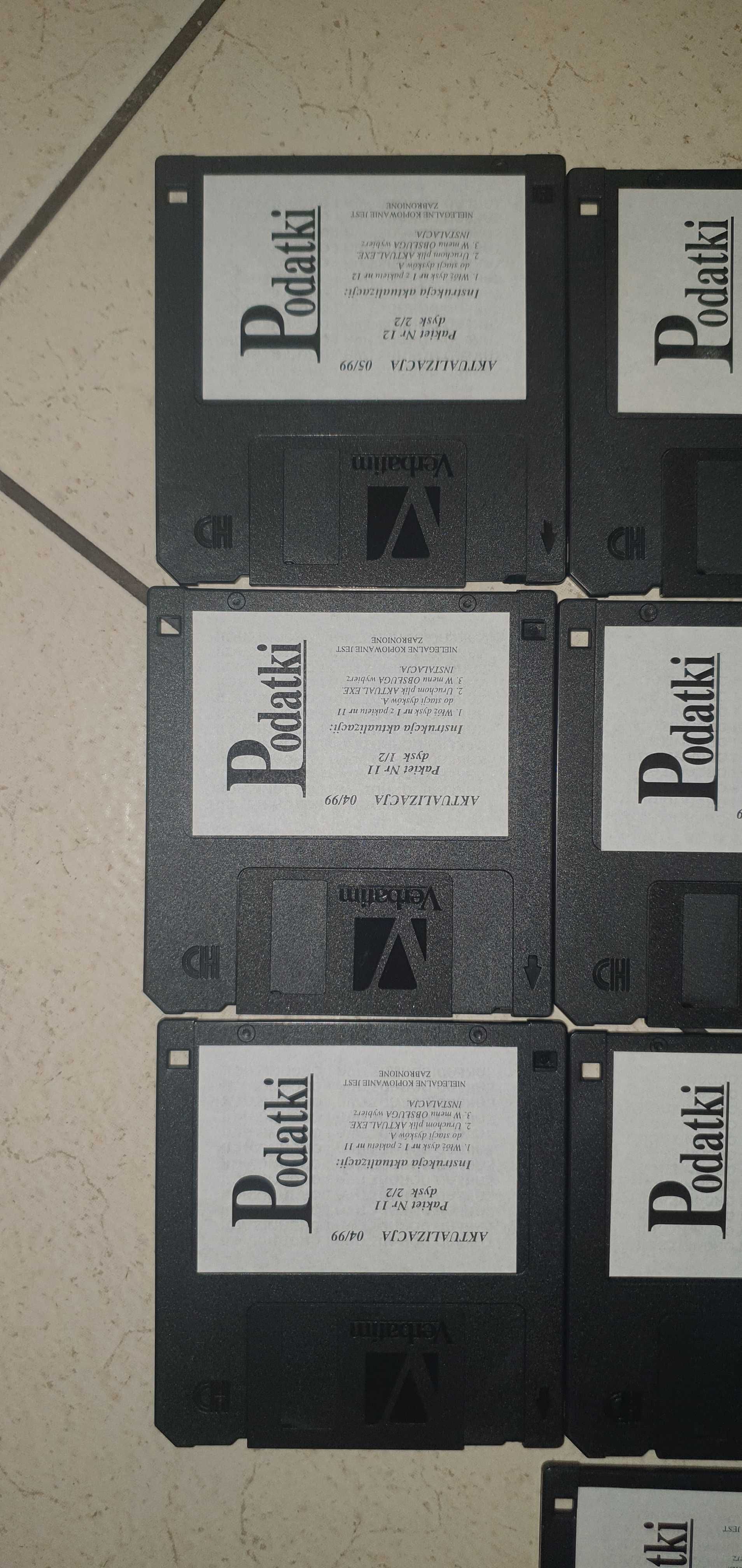 Program Podatki 1999r. na dyskietkach MF-2HD 1.44MB