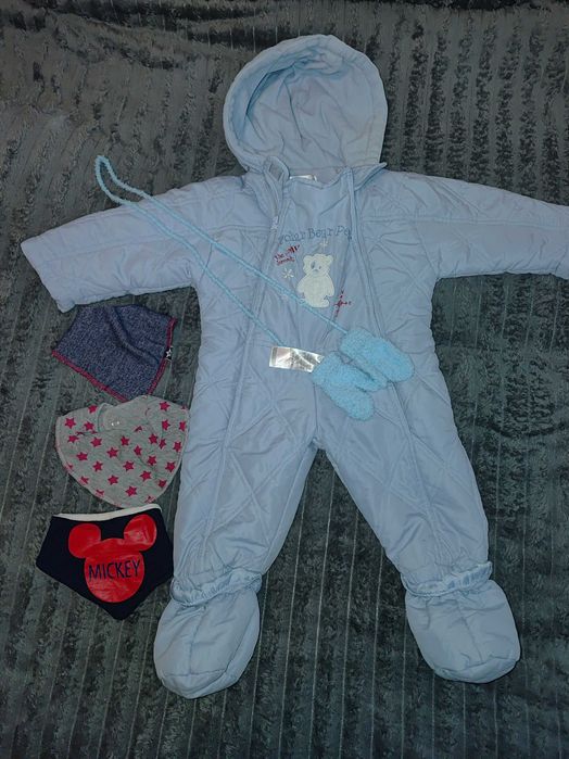 Zestaw ubranek dla chlopca rozmiar 74 i 80