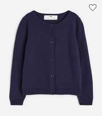 H&M sweter granatowy 110/116cm