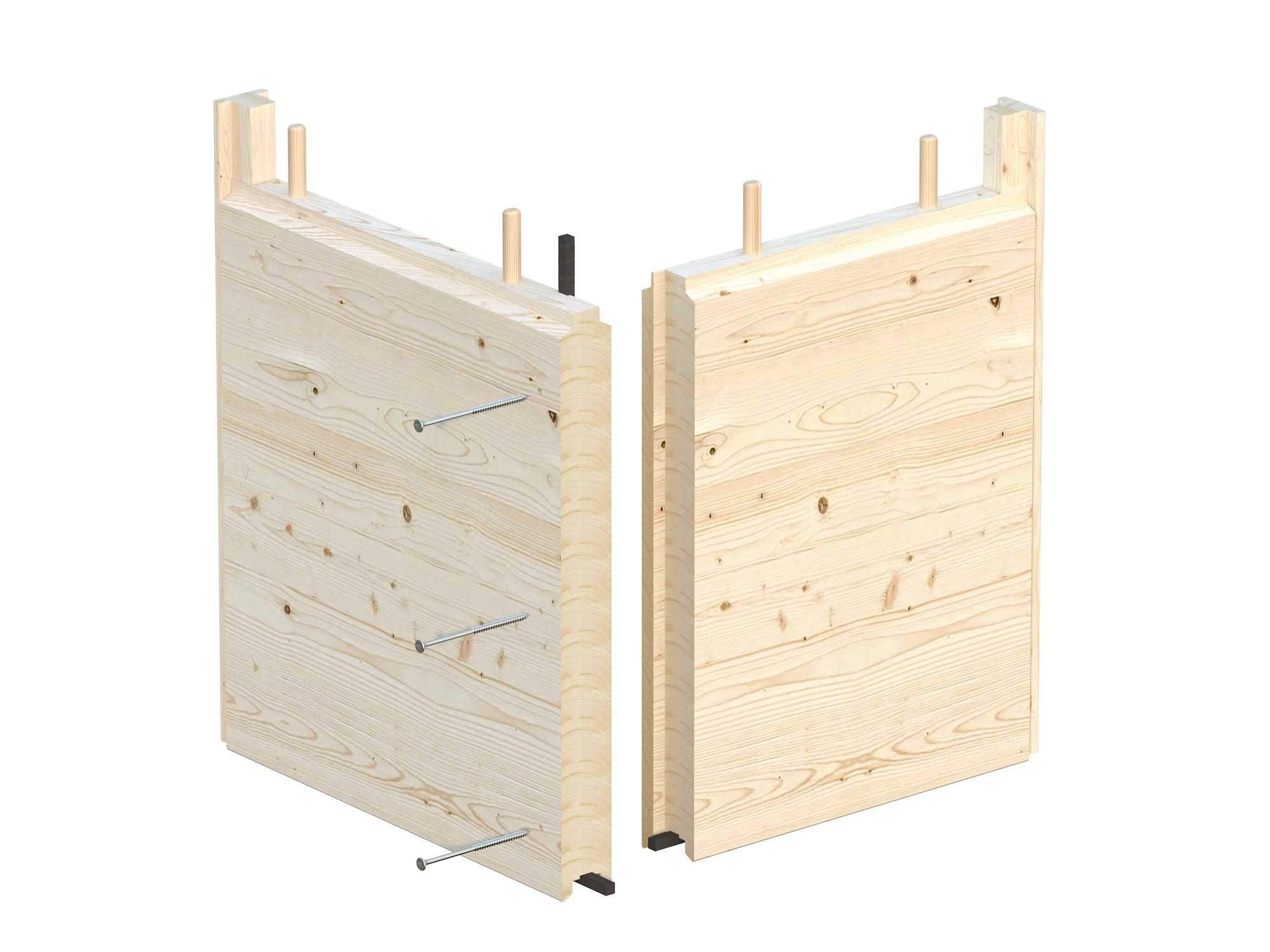 Sauna ogrodowa prostokątna, świerk skandynawski