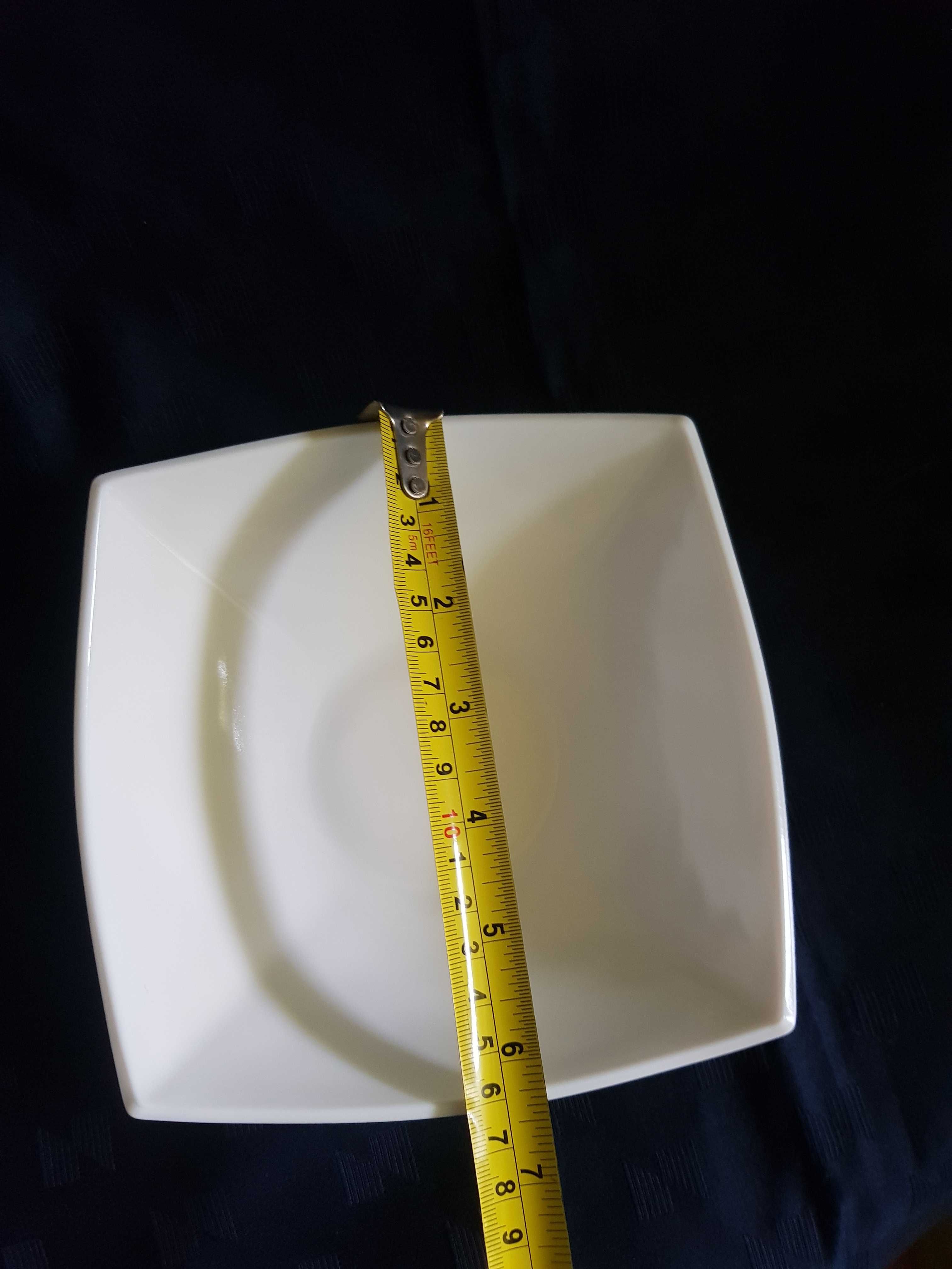 Salaterka mała Luminarc Quadrato biały 16 x 16 cm, zestaw - 3 szt