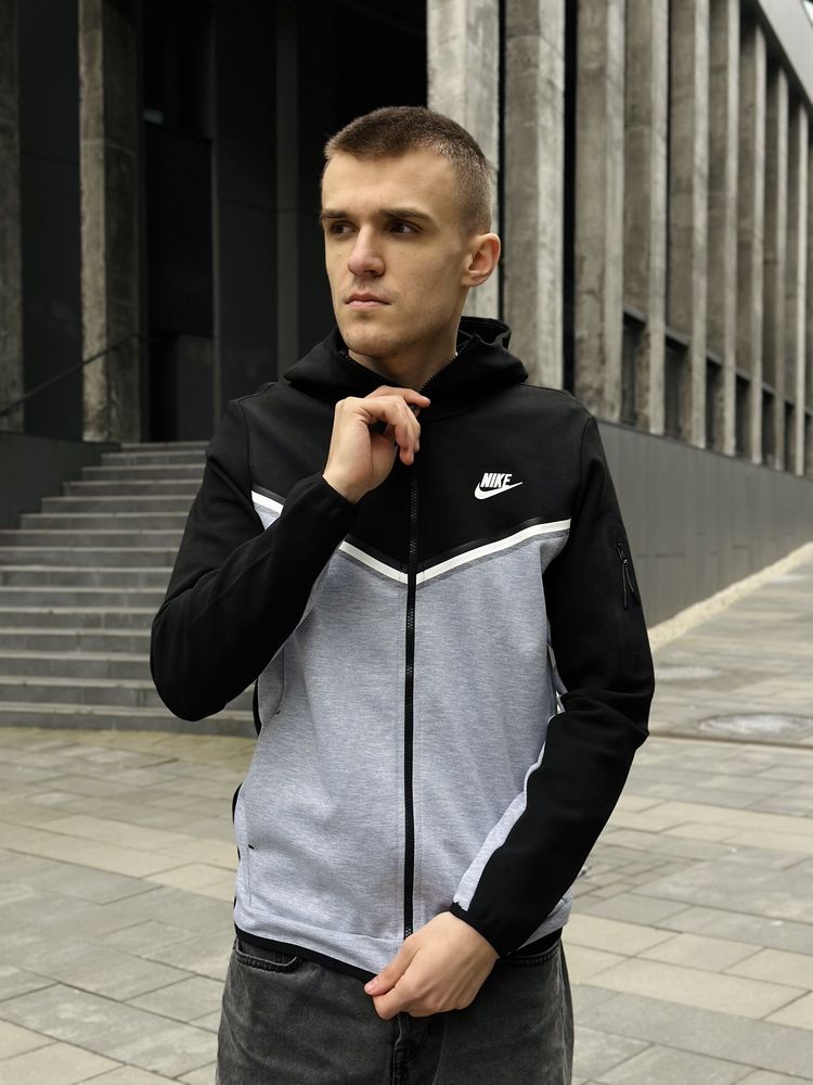 Мужская кофта худи зип худи  Nike Tech Fleece