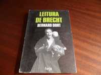 "Leitura de Brecht" de Bernard Dort - 1ª Edição de 1980