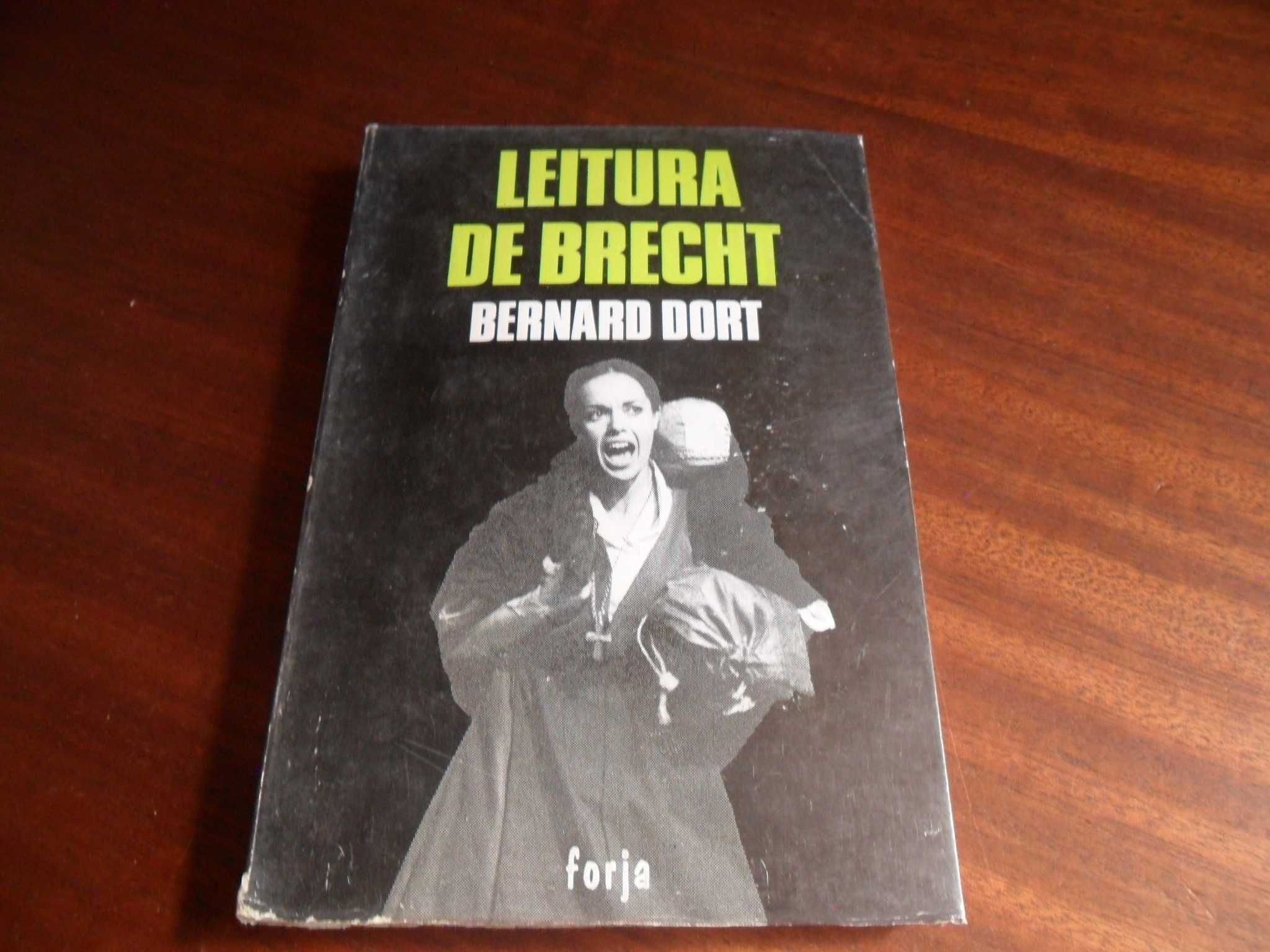 "Leitura de Brecht" de Bernard Dort - 1ª Edição de 1980