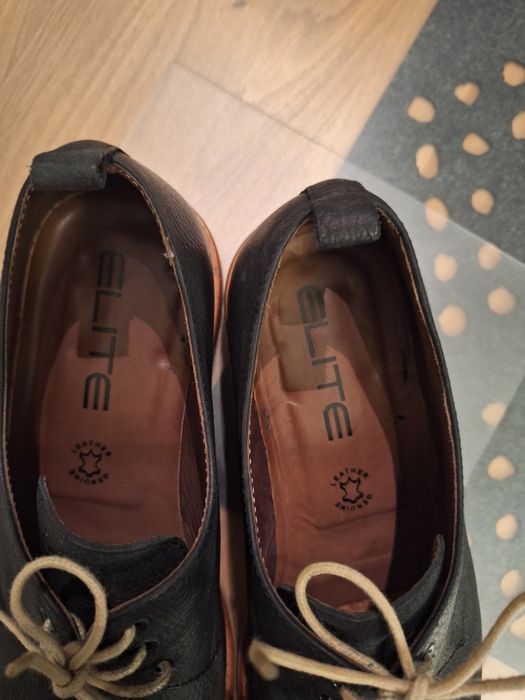 Buty męskie - pantofle skórzane rozmiar 44