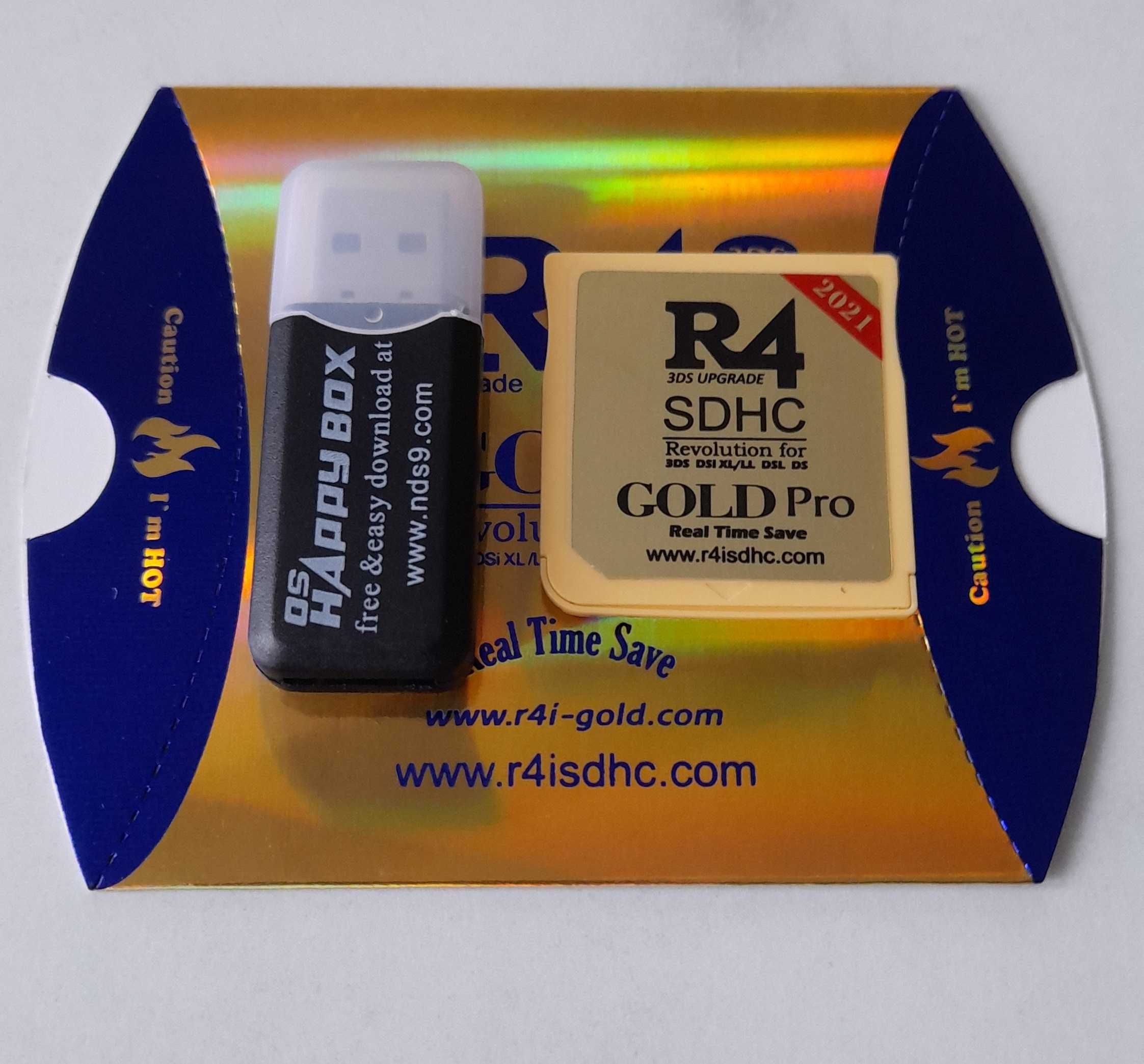 Nagrywarka Gier .NDS R4i GOLD PRO RTS SDHC DSi XL