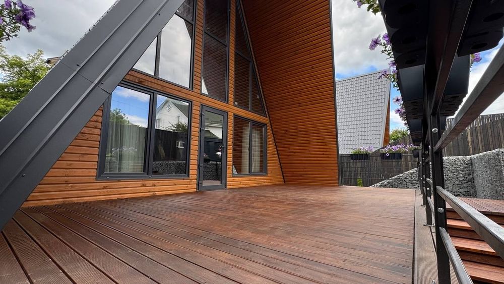 Еко-дім A-FRAME в Бучі - авторський проект з дизайнерським ремонтом!