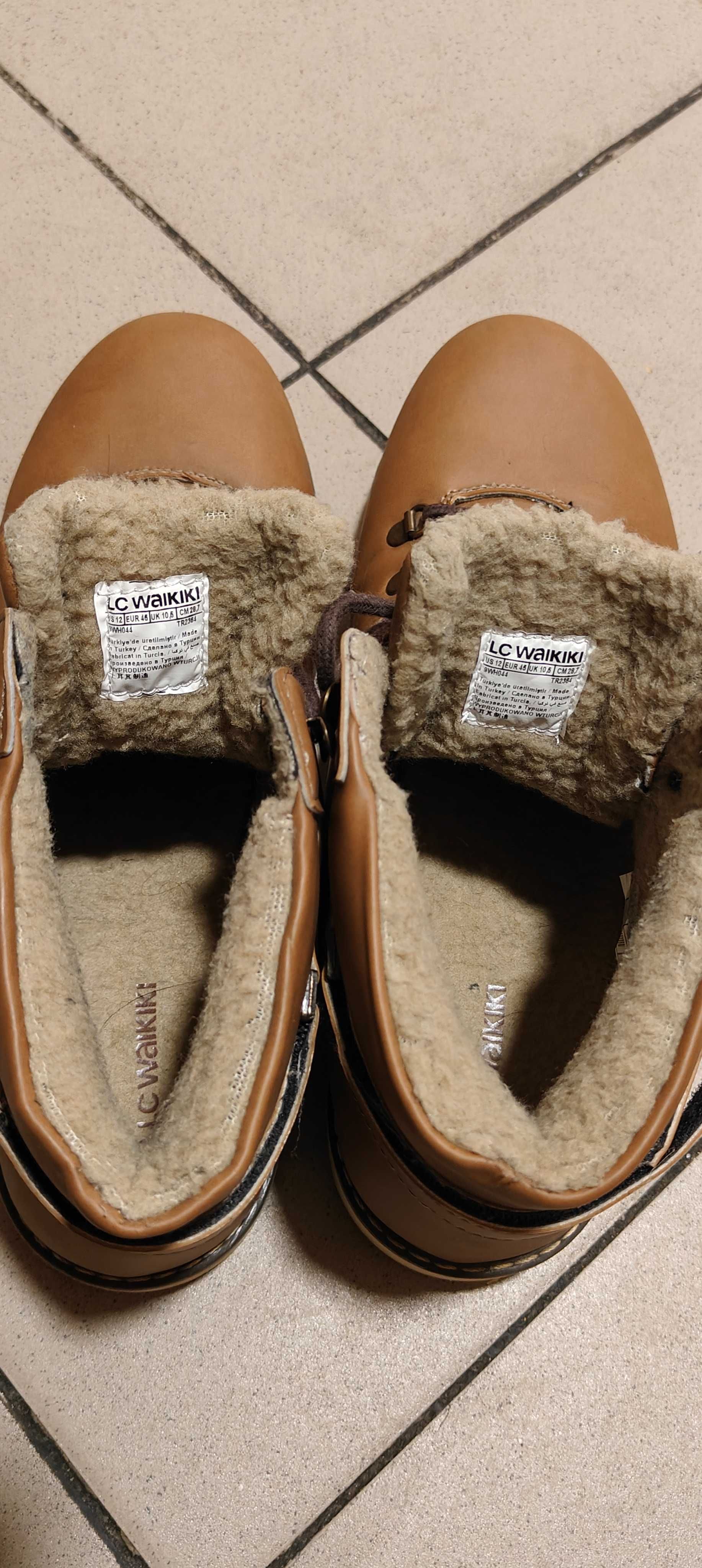 Снігові черевики коричневого кольору, 45 розмір
