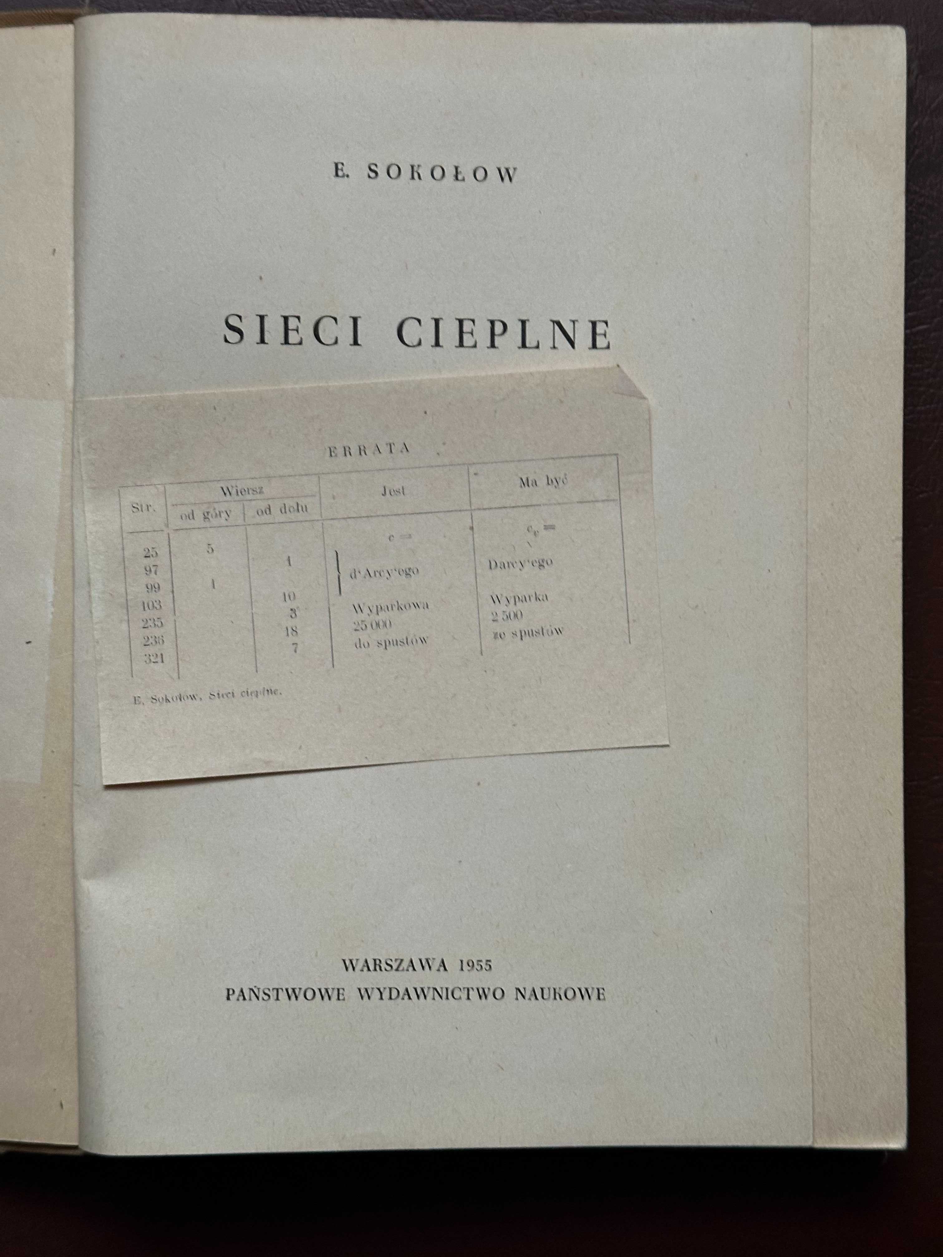 Sieci  cieplne E. Sokołowa