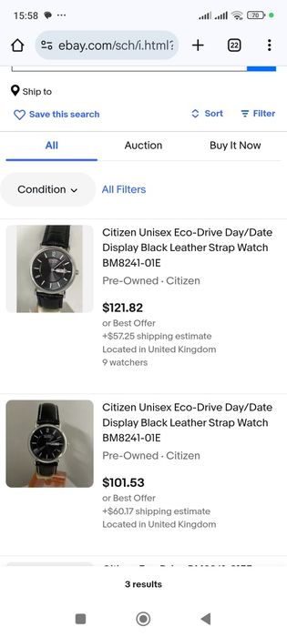Часы наручные Citizen Eco-Drive