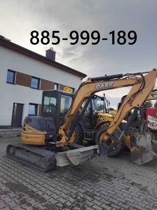 Wynajem Koparka obrotowa CASE CX 50B - 450 zł doba