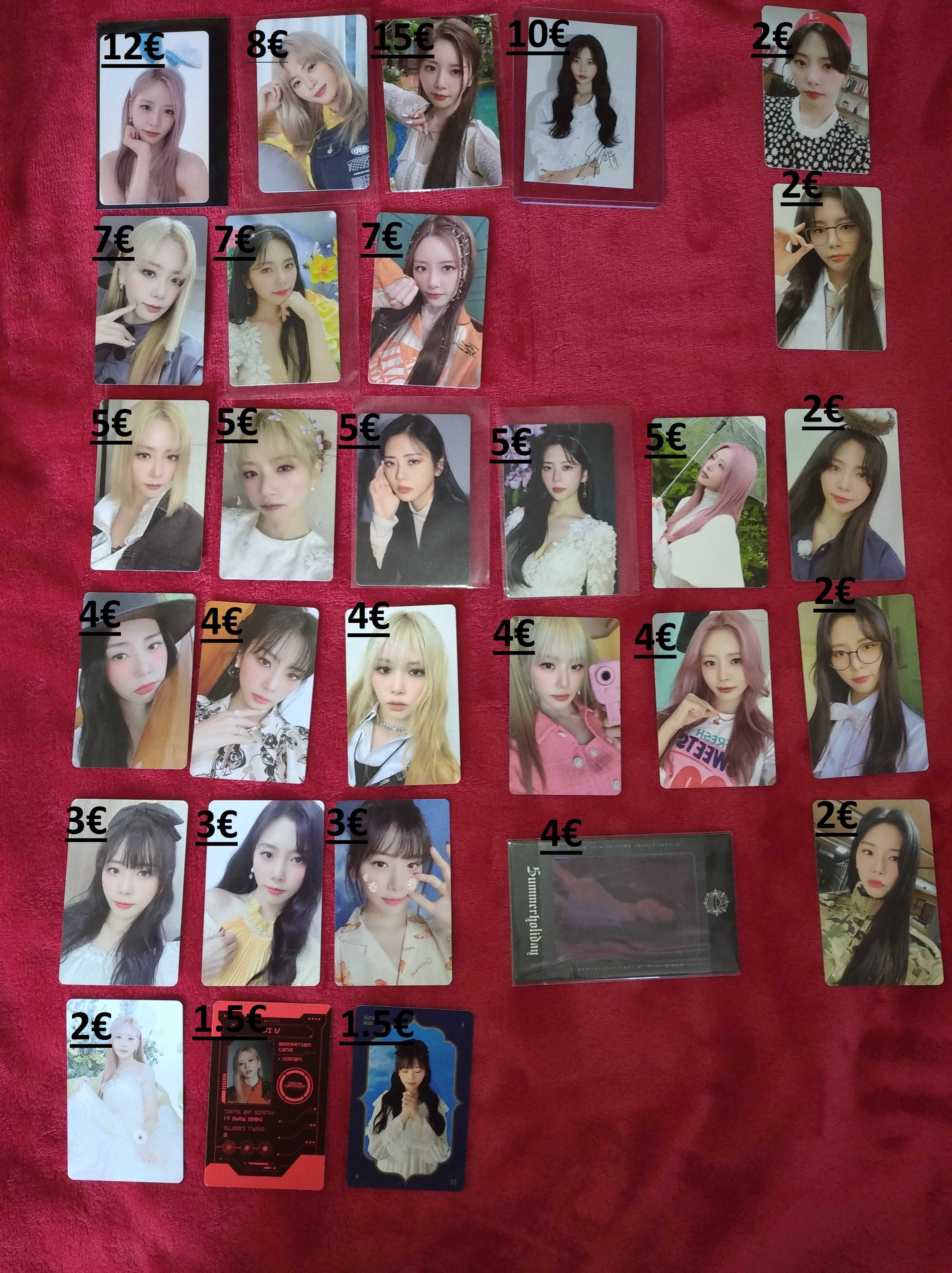 Photocards Dreamcatcher Kpop