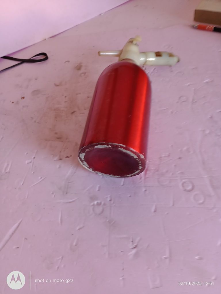 Saturator,Syfon na naboje gazowe PRL