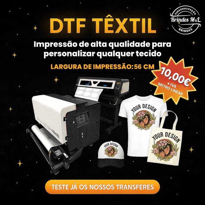 DTF para profissionais – agora também na zona do Cadaval!