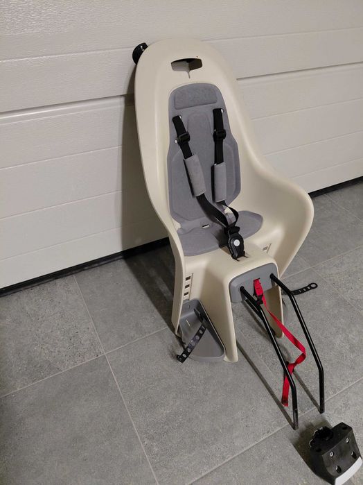 fotelik rowerowy beżowy