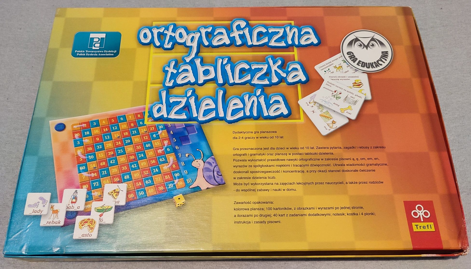 Ortograficzna tabliczka dzielenia – gra edukacyjna [Trefl]