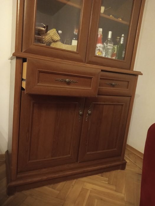 Meble/ witryna kolor brązowy