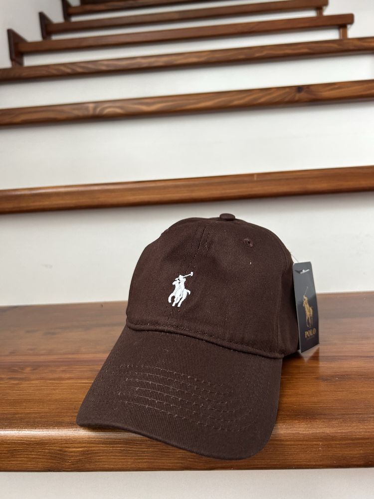 Ralph lauren polo czapka bejsbolowka bejsbolowa nowa brazowa