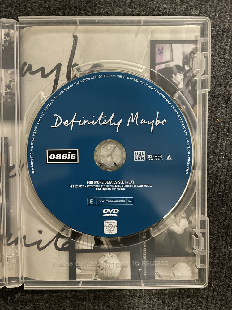 DVD Oasis Definitely maybe