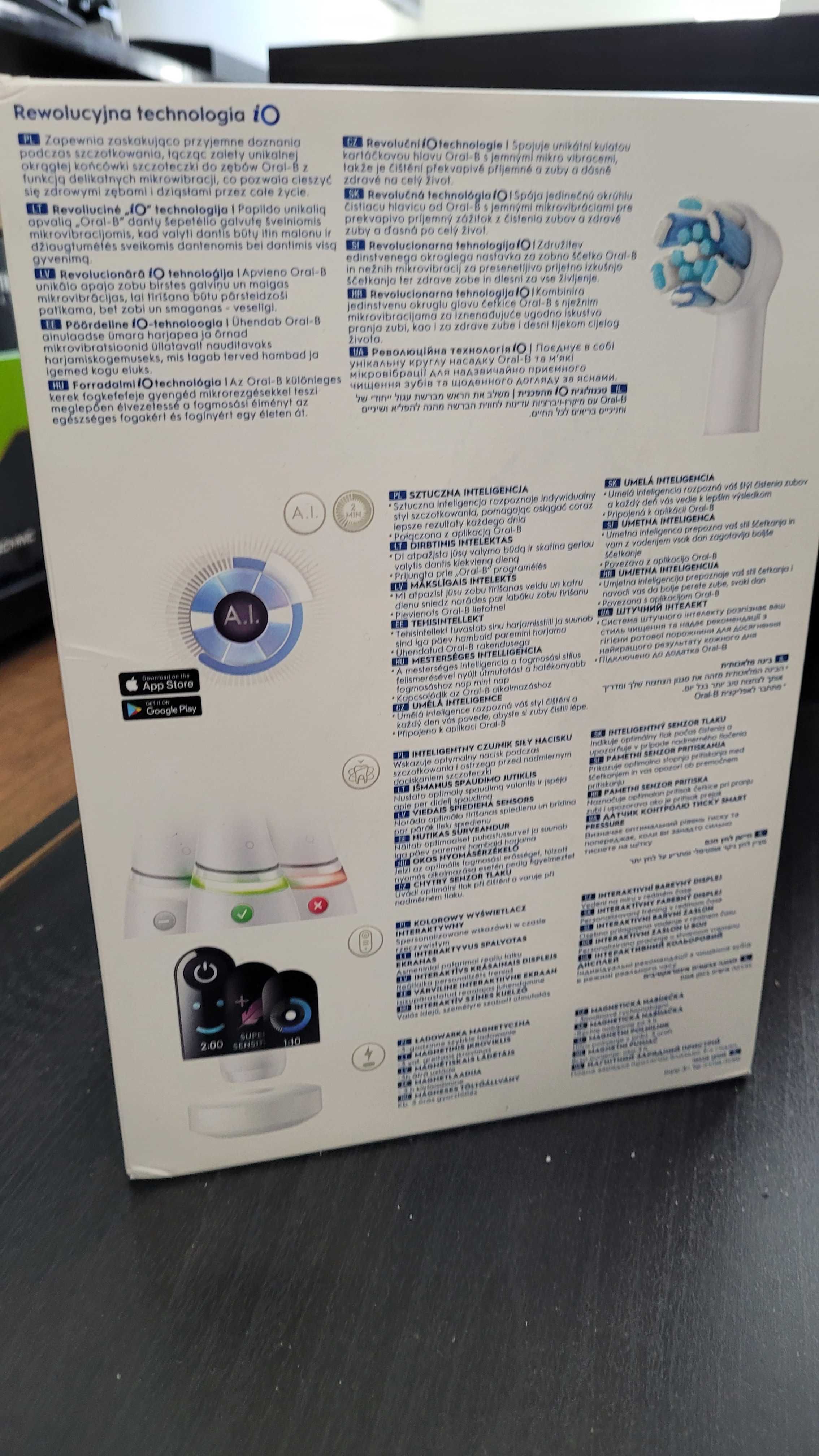 Szczoteczka magnetyczna ORAL-B iO 8 White NOWA + GWARANCJA