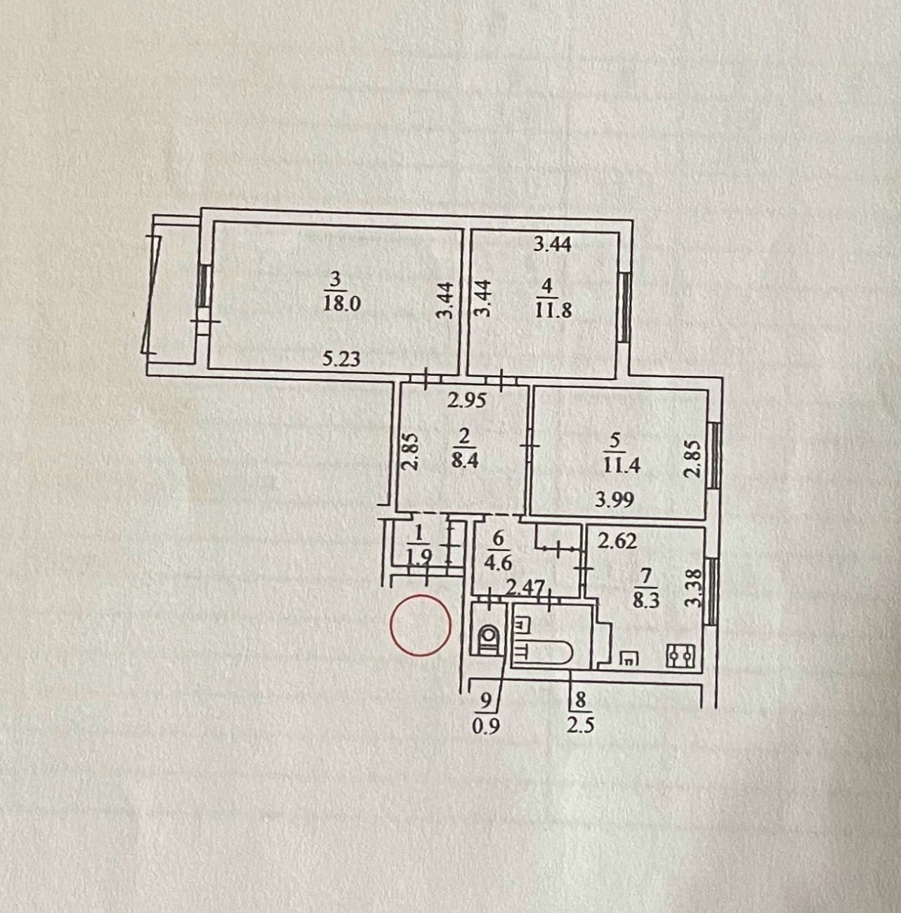 БЕЗ % Продаж 3к кв Метро Оболонь 5хв, Йорданська