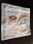 Conjunto fralda e babete