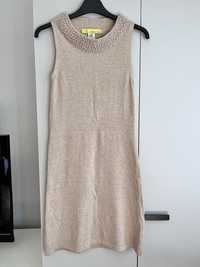 Nowa sukienka Tevrow+Chase UK wełna angora