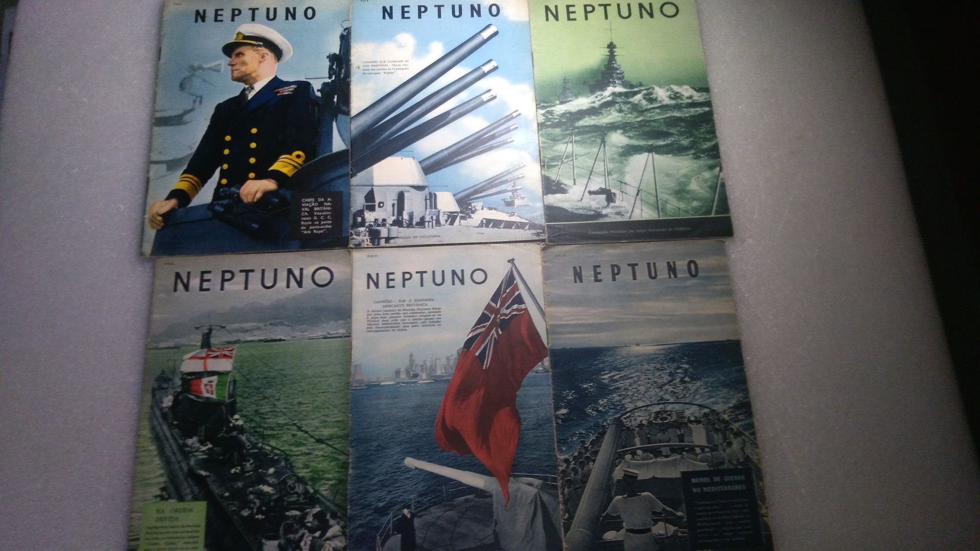 Antigas Revistas Neptuno - 2 Guerra mundial 1940/42