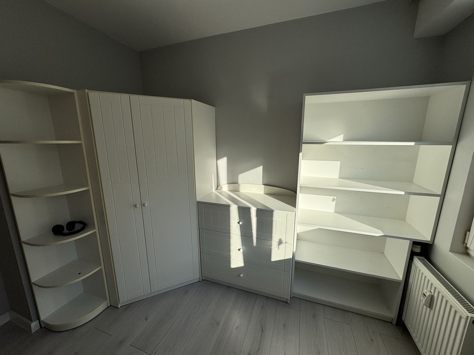 Meblik zestaw białych mebli