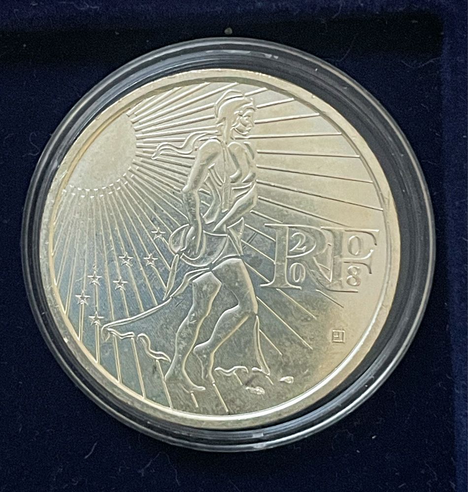 15 Euro, Francja 2008 r. Semeuse, Srebro