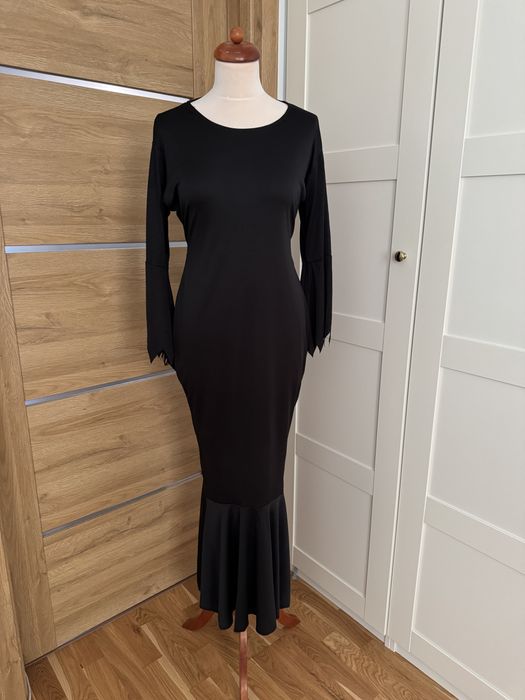 Strój przebranie Morticia Rodzina Adamsów sukienka