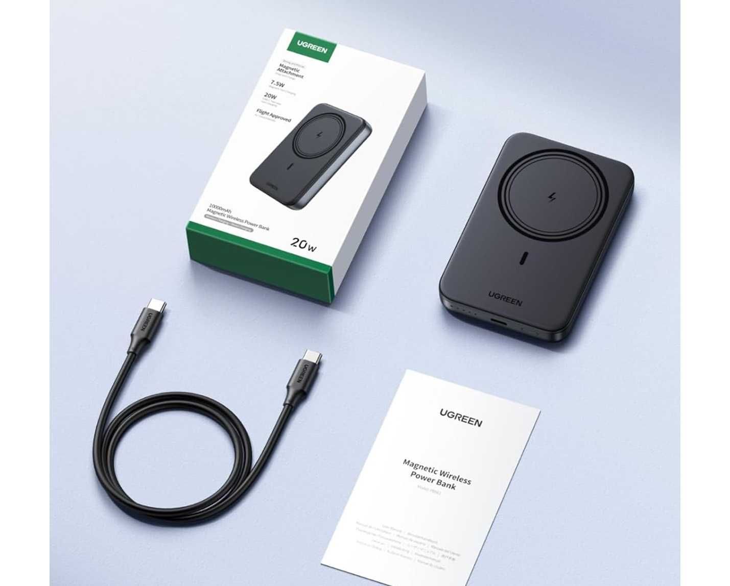 Powerbank 10000mAh UGREEN z funkcją szybkiego ładowania USB-C iPhone