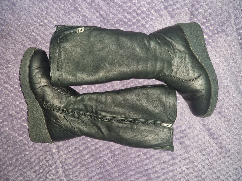 Продам жіночі сапоги нат.кожа