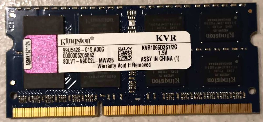 Kingston RAM PC3 2GB