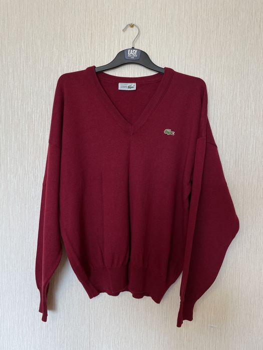 Вінтажний светр Lacoste оригінал lacoste vintage кофта світшот merch